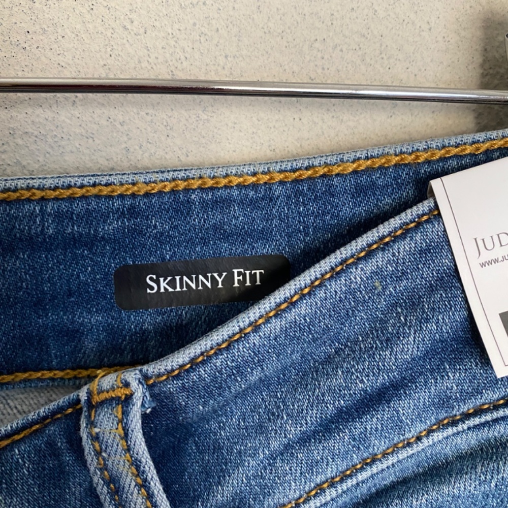 NWT Judy Blue Jeans Sz 18W High Rise Skinny Fit Medium Wash Girlfriend JB82349MD - Picture 7 of 8